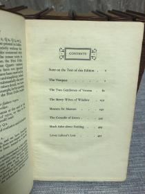珍本：无双版《莎士比亚著作集》（The Works of William Shakespeare，The Nonesuch Press，1929-33）
