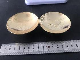 日本24K镀金 做工精湛 工艺精良 底款“24KGP”.090。