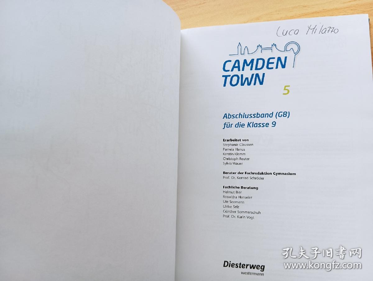 德文书 Camden Town 5. Textbook. Allgemeine Ausgabe. Gymnasien G8