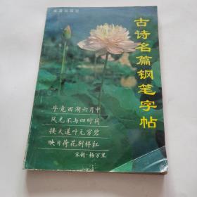 古诗名篇钢笔字帖