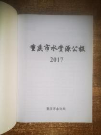 水资源公报技术资料2017（上/下）册