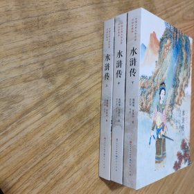 中国古典文学彩绘版 水浒传 上中下