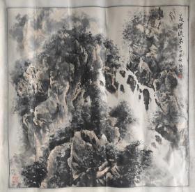 王纯生《山水国画》