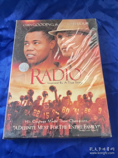 美国电影dvd，真情电波，体育励志 电影，未拆封，纸套精装