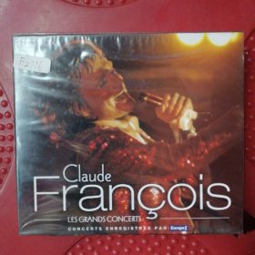 F2716  法国猫王  Claude  Francois 演唱会现场2cd  全新未拆封