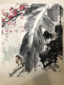 周明明，浙江衢州人，1950年生， 自幼承家父著名花鸟画家周一云先生亲授。2000年结业于中国美院国画系，并求学于姜宝林先生。