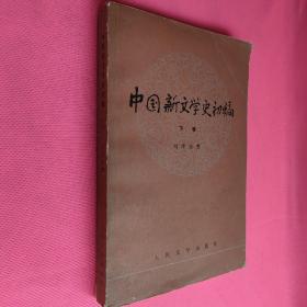 中国新文学史初稿下卷