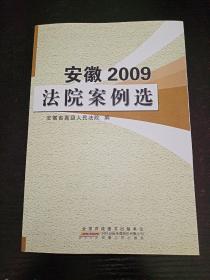 安徽2009法院案例选