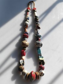 手工陶瓷多宝创汇时期老串珠项链