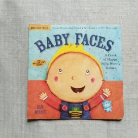 Indestructibles: Baby Faces 娃娃脸(防水无毒可咬婴幼儿玩具书)