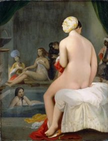 世界名画 Dominique Ingres -- Small Bather39x50厘米