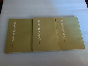 中国文学发展史 上中下册 繁竖 1982年一版一印 品相如图