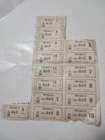 怀旧收藏：邯郸市蔬菜公司酱油票  1992带增供