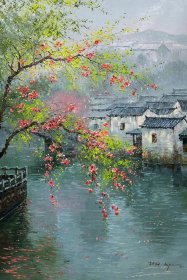 精品朝鲜油画（带合影带证书）