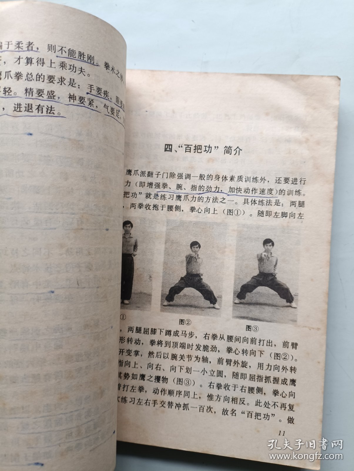 鹰爪派翻子门十路行拳