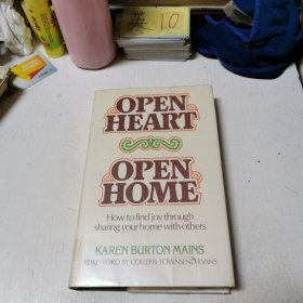 英文原版OPEN HEART OPEN HOME敞開心扉敞開心扉