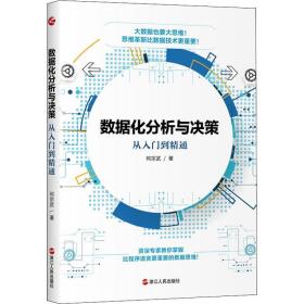 数据化分析与决策 从入门到精通 自然科学 何宗武 新华正版