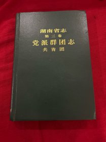 湖南省志.第三卷.党派群团志.共青团