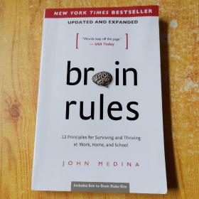 【英文原版】Brain Rules: 12 Principles for Surviving and Thriving at Work, Home, and School
John Medina