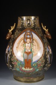 （议价） 清乾隆：鹿头尊千手观音唐卡