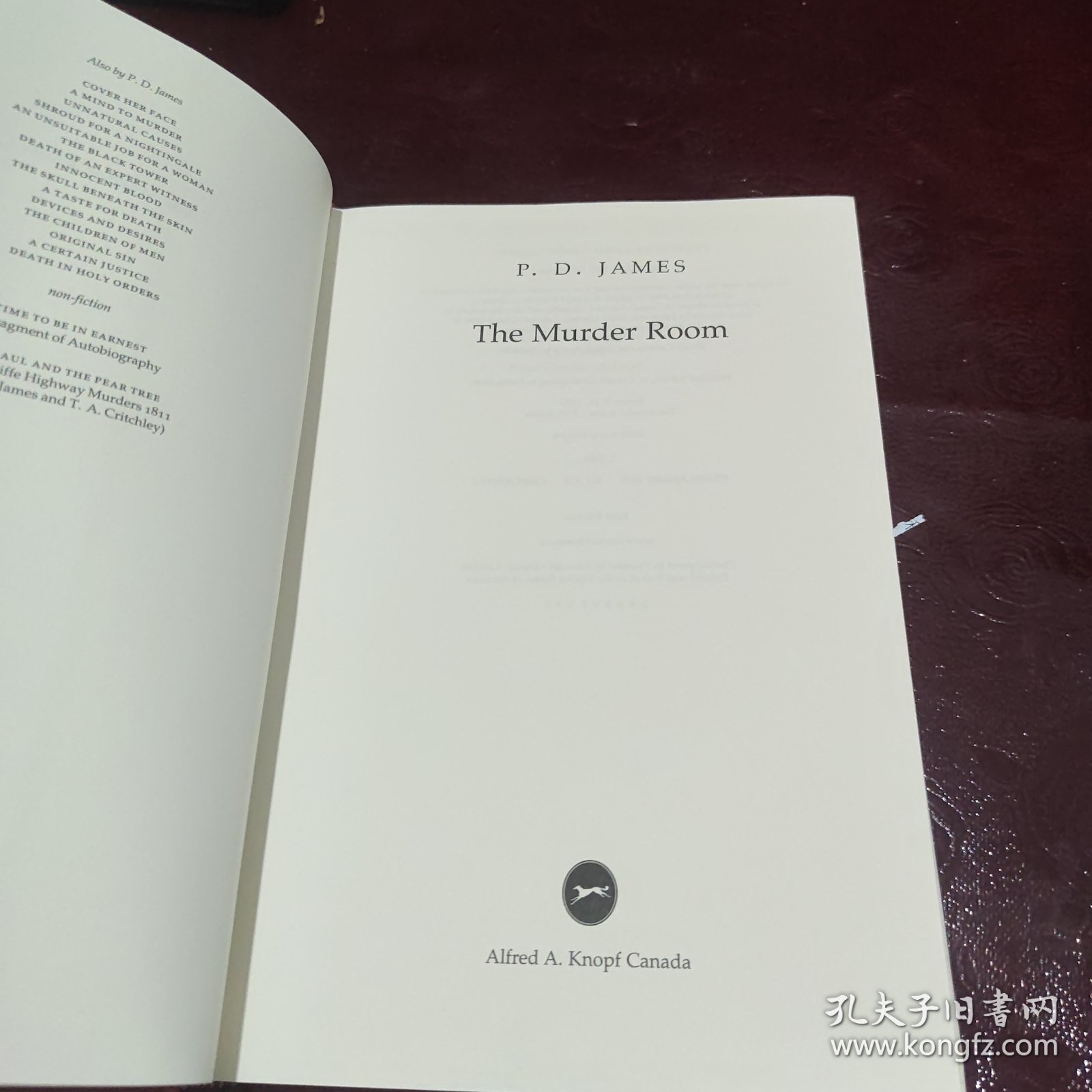 THE MURDER ROOM P.D.JAMES