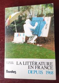 LALiTTERATURE EN FRANCE DEPUiS1968