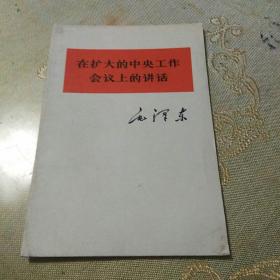 在扩大的中央工作会议上的讲话