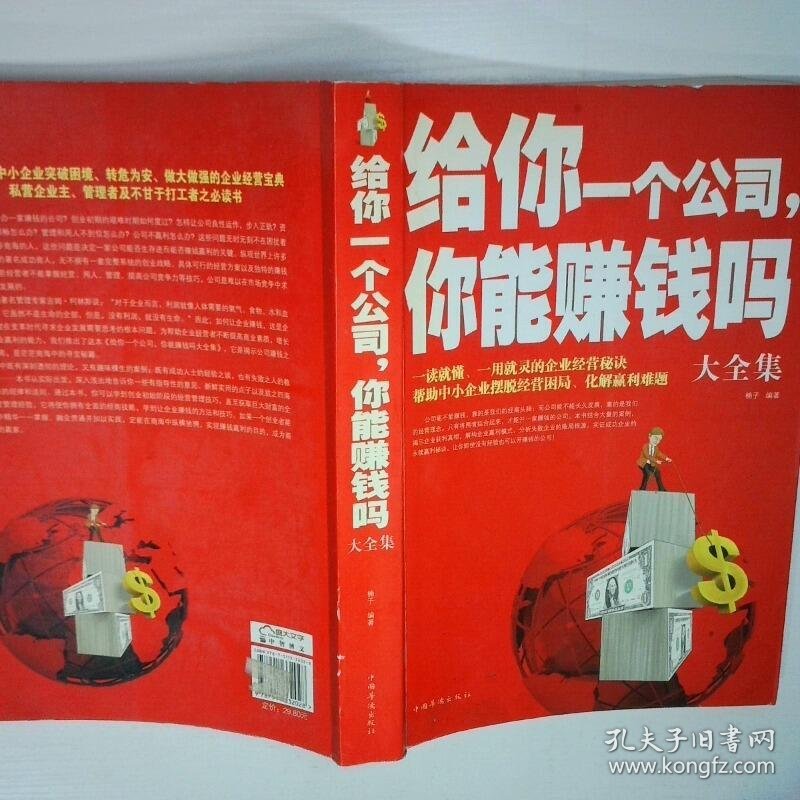 给你一个公司 你能赚钱吗大全集 二手书实拍图