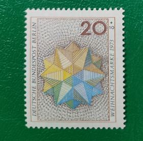 德国邮票 西柏林1972年圣诞 1全新