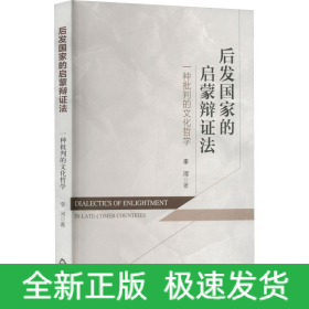 后發(fā)國家的啟蒙辯證法 一種批判的文化哲學(xué)
