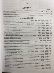 第十四届全国复合材料学术会议论文集 上下（复合材料：基础、创新、高效）精装如图、内页干净