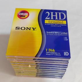 SONY 2HD软盘 十一盘合售 全新未拆封