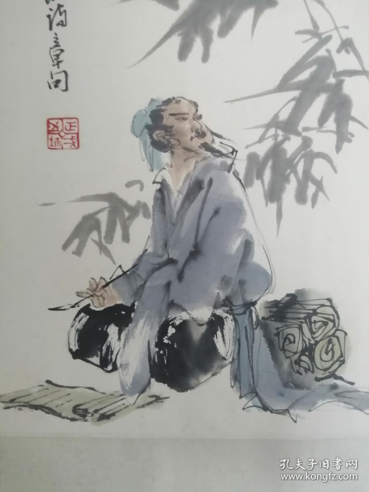 江苏著名画家陈正一长卷精品系列：中国古代十大诗人图