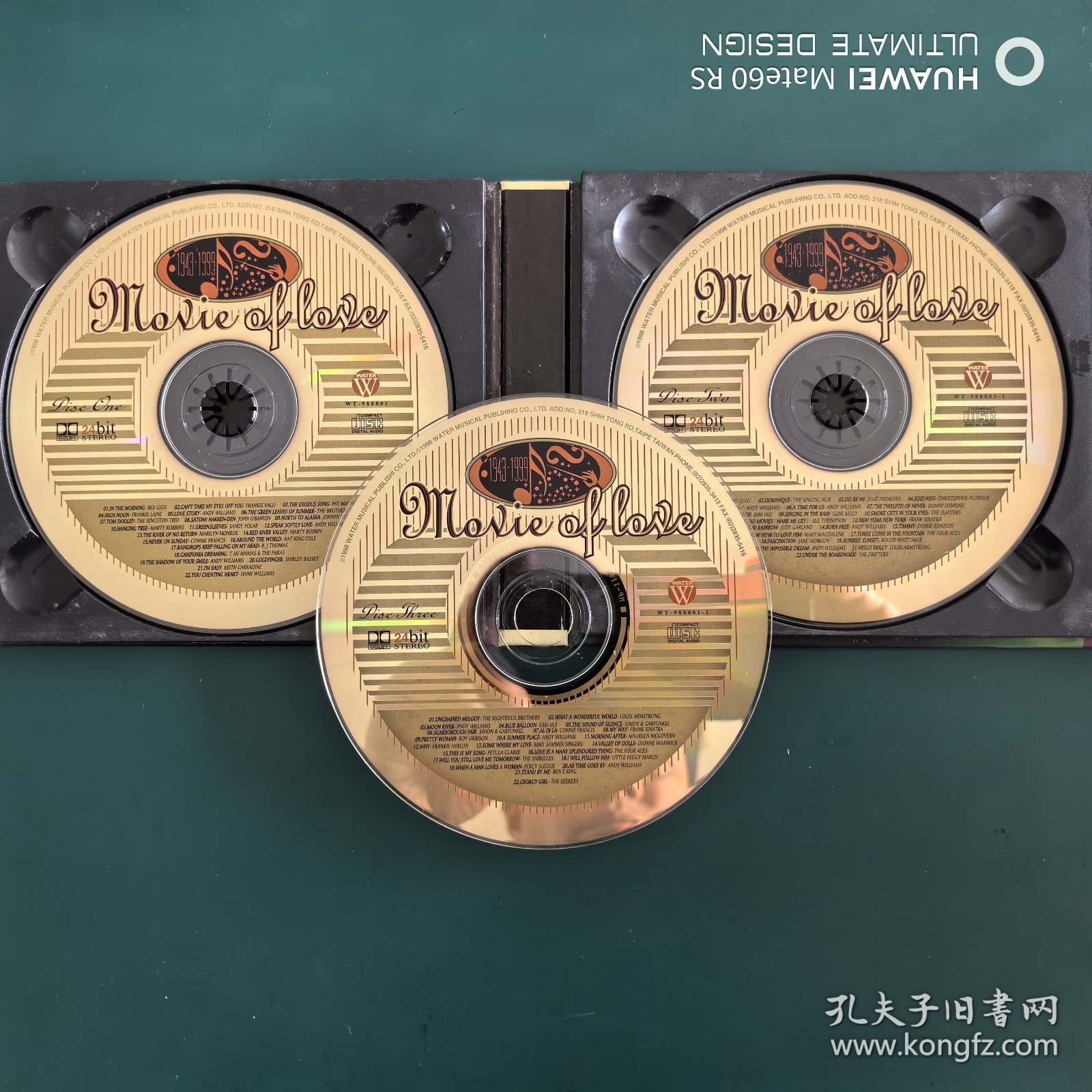 movie of Love 3CD金碟 台版