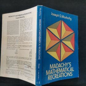 【英文原版书】MADACHY'S MATHEMATICAL RECREATIONS