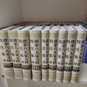 唐宋八大家文钞校注集评，全8种9册，1994年一版一印，品好精装：《昌黎文钞》《柳州文钞》《庐陵文钞（上下二册）》《临川文钞》《南丰文钞》《老泉文钞》《东坡文钞（上下二册）》《颖滨文钞》