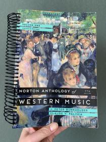 北京现货 The Norton Anthology of Western Music  (Vol. 1) 乐谱 英文原版 诺顿西方音乐选集 古代到巴洛克风格