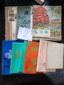 （原）山西省临汾市统战部【张小康】1963年——1985年间的学习、诗文手稿（共计九册合售）