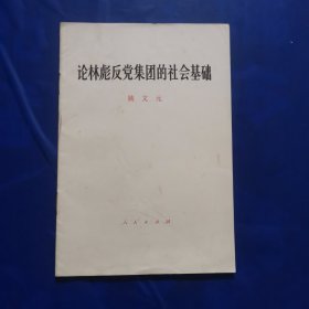 论林彪反党集团的社会基础