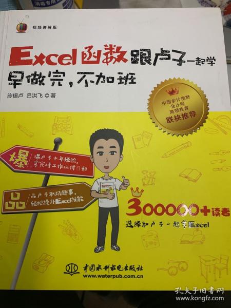 Excel函数跟卢子一起学　早做完，不加班（全彩视频讲解版）