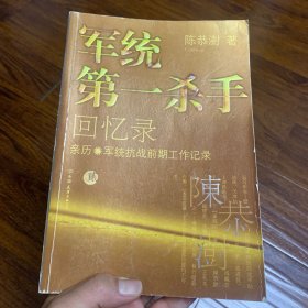 军统第一杀手回忆录2：亲历军统抗战前期工作记录