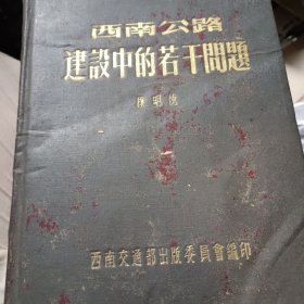 西南公路建设中的若干问题