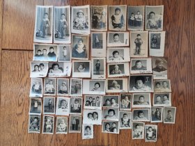 照片：60、70、80年代小孩子照片一组（53张合售）
