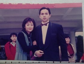 明星照：駱達華、陳潔儀（原版老照片非翻拍）