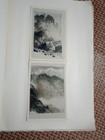 艺术档案 镇江中国画院作品（附 特邀画家）1998.4……照片粘贴册……每幅作品表 疑为 画家 本人所写，丁观加 李苇成 郑为人 等知名画家作品59幅，