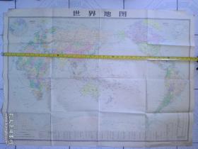 1980年8月一版，《世界地图》1981年7月第4次印，按1:400万中华人民共和国地图绘制，地图出版社编辑出版。