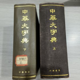 中华大字典(全二册)精装本(根据1935年本缩印)馆藏