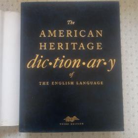 The American Heritage Dictionary of The English Language 美国传统英语大辞典 第三版，带拇指索引