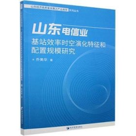 山东电信业基站效率时空演化特征和配置规模研究/山东经济高质量发展之产业高效系列丛书乔美华