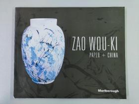 赵无极画展 2008年纽约玛勃洛画廊,赵无极画集, Zao Wou-ki: Paper+China 赵无极 画册